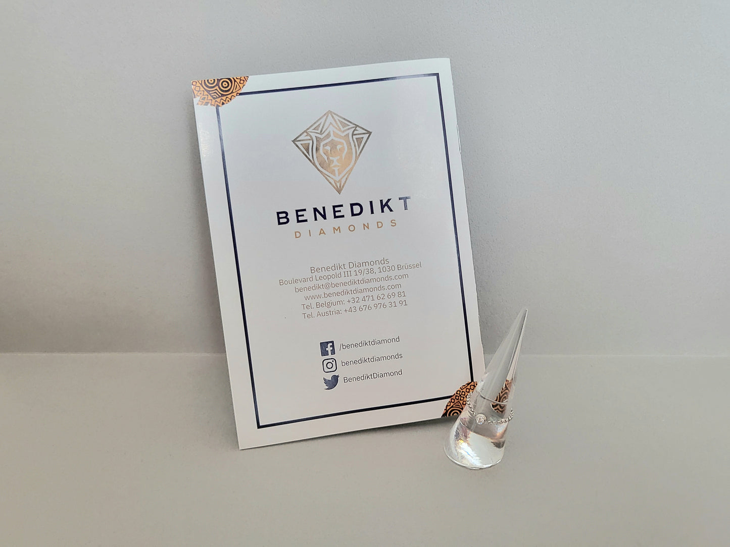 エシカルダイヤモンドチェーンリング(プラチナ)