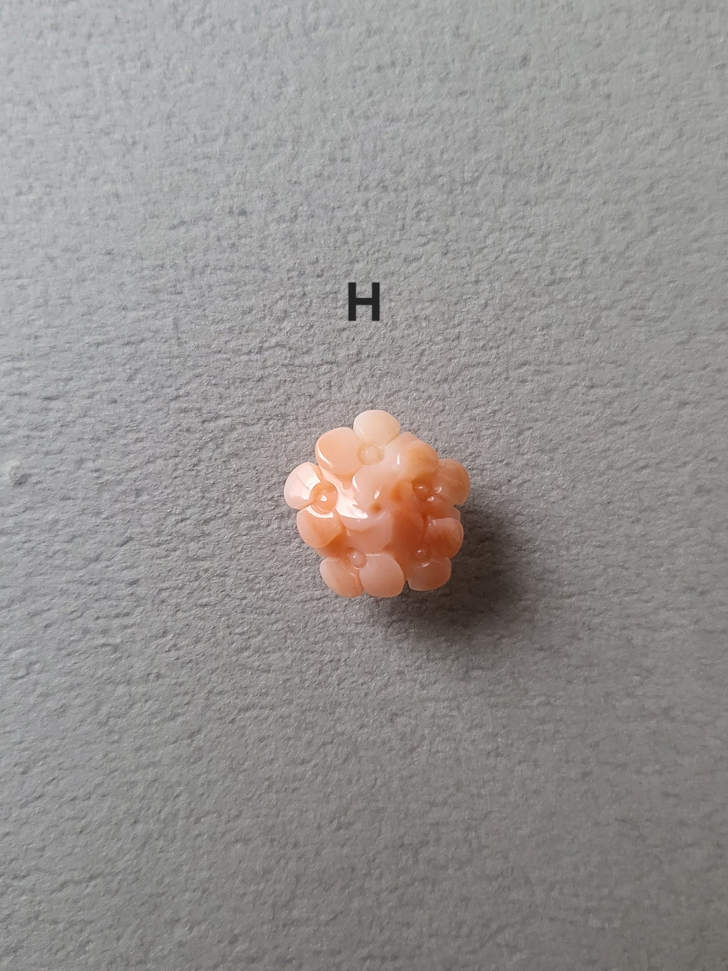 サンゴカーヴィングミニピアス