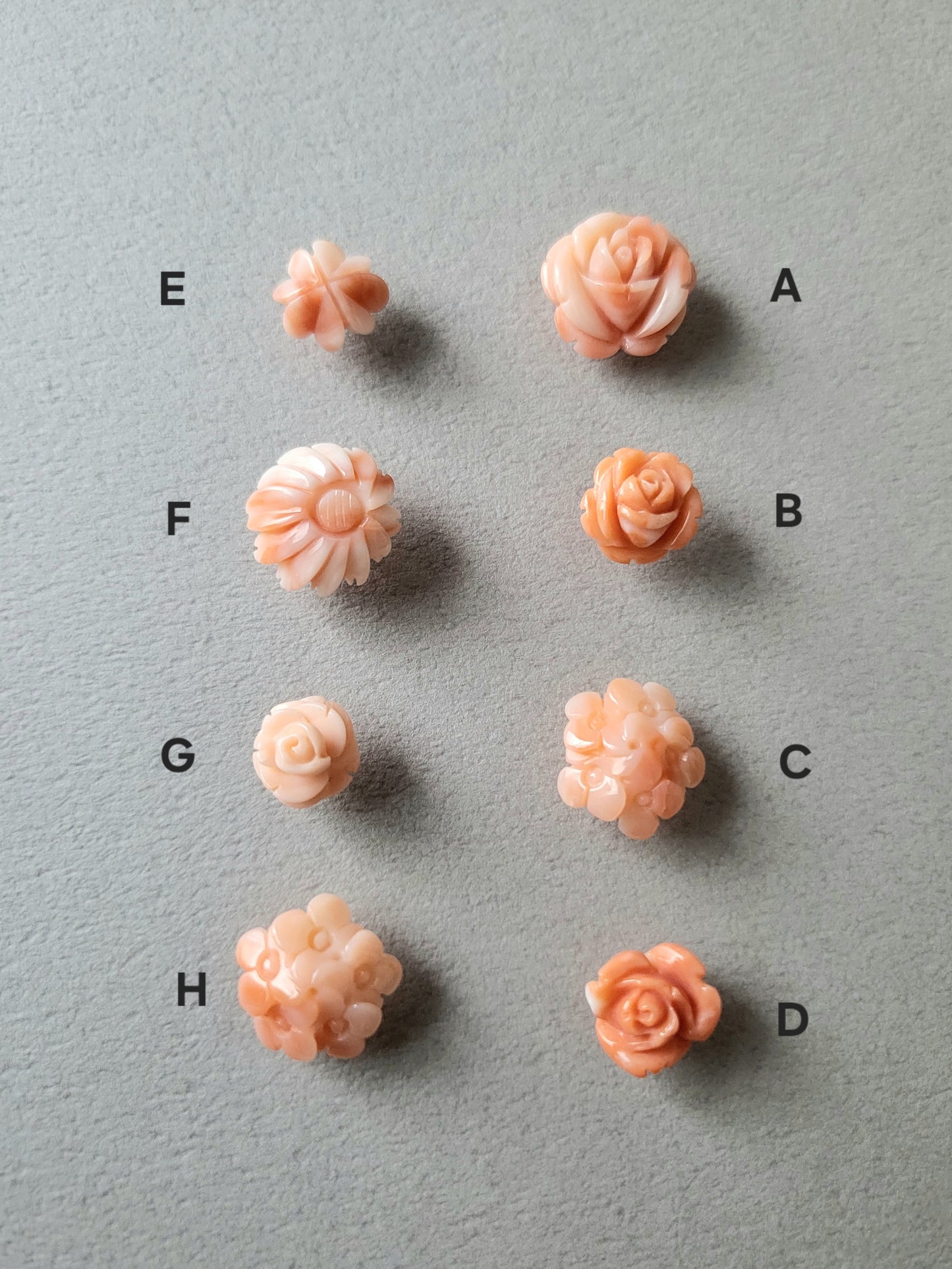 サンゴカーヴィングミニピアス