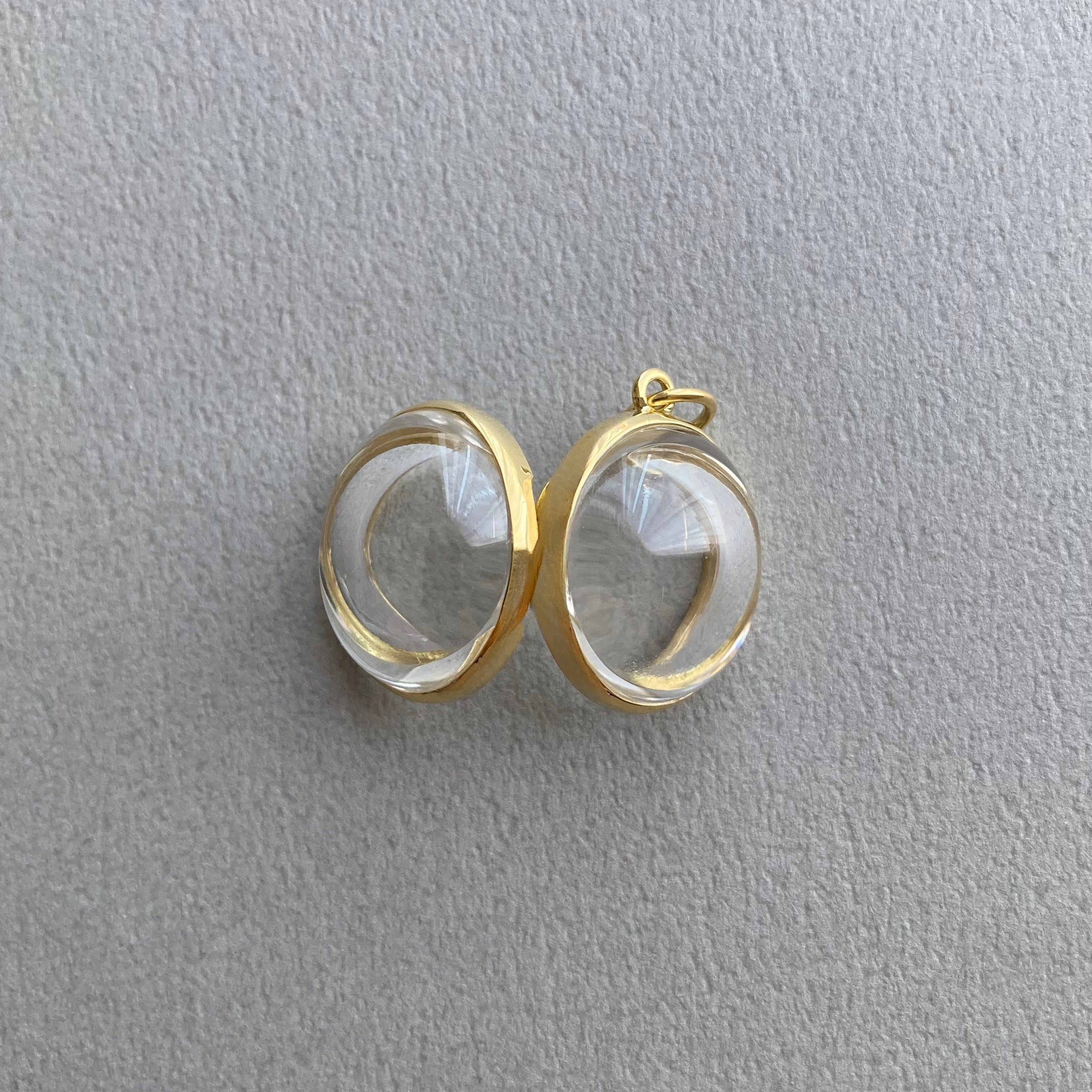 ロッククリスタルロケットペンダント（ミディアム） – Jewellery