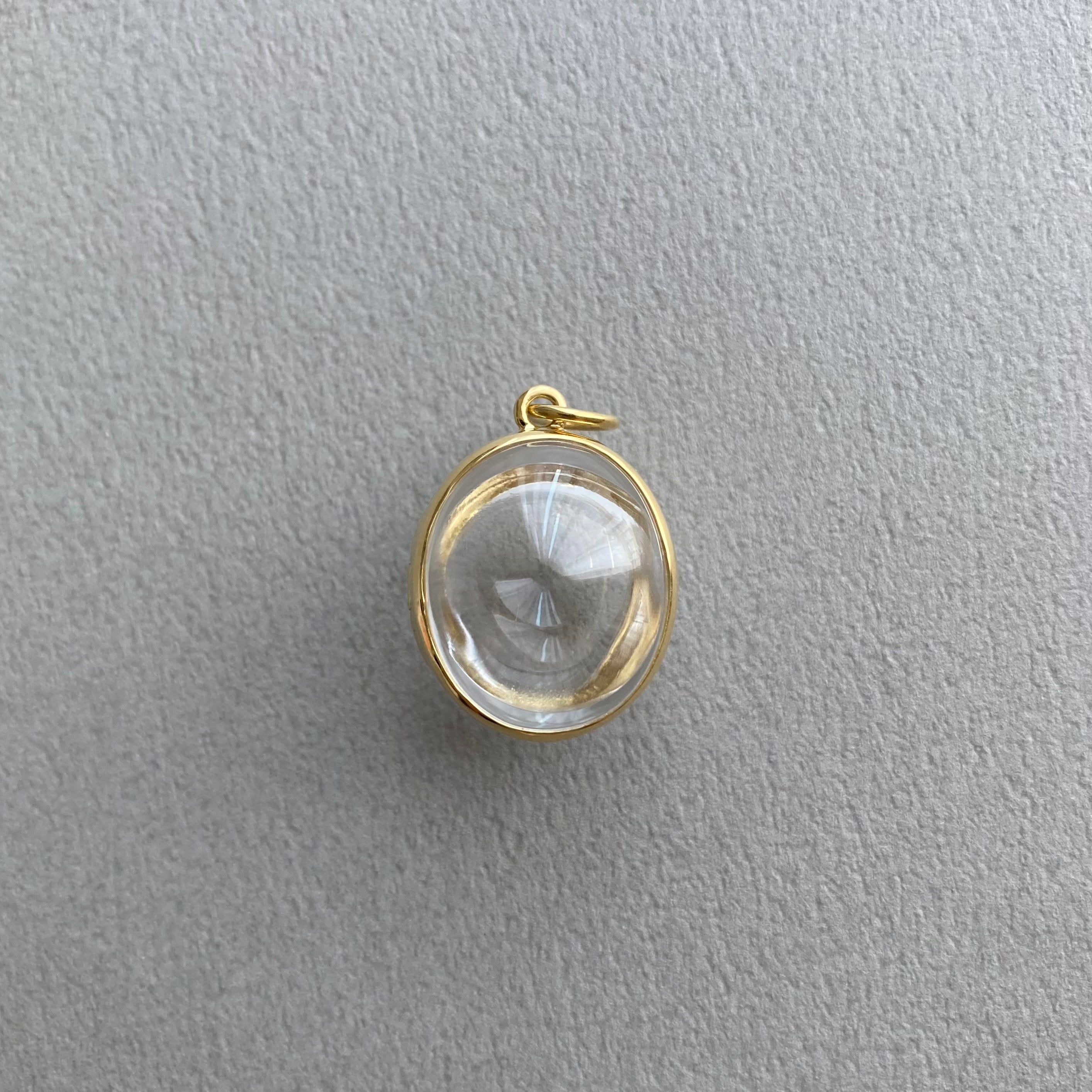 Stephen Dweck ロッククリスタルペンダントヘッド ロッククリスタルロケットペンダント（ミディアム） – Jewellery