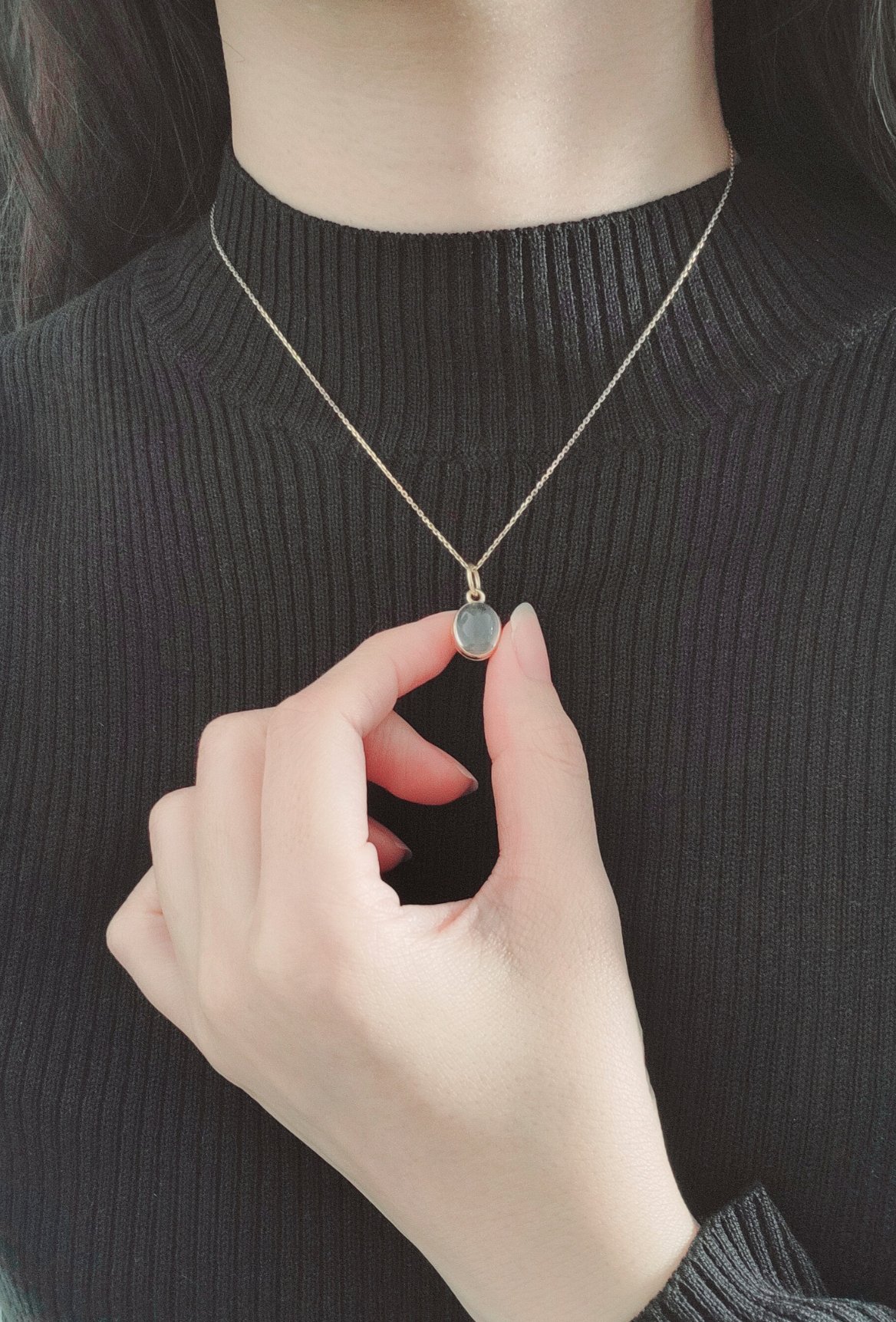 エシカルロッククリスタル（水晶）ロケットペンダント